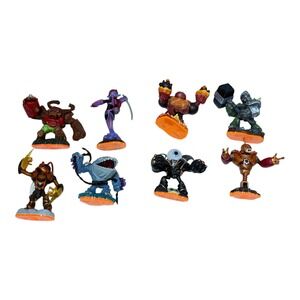 Skylanders Giants Complete Set 8 Original Fig Thumpback Swarm Bouncer Tree Rex
